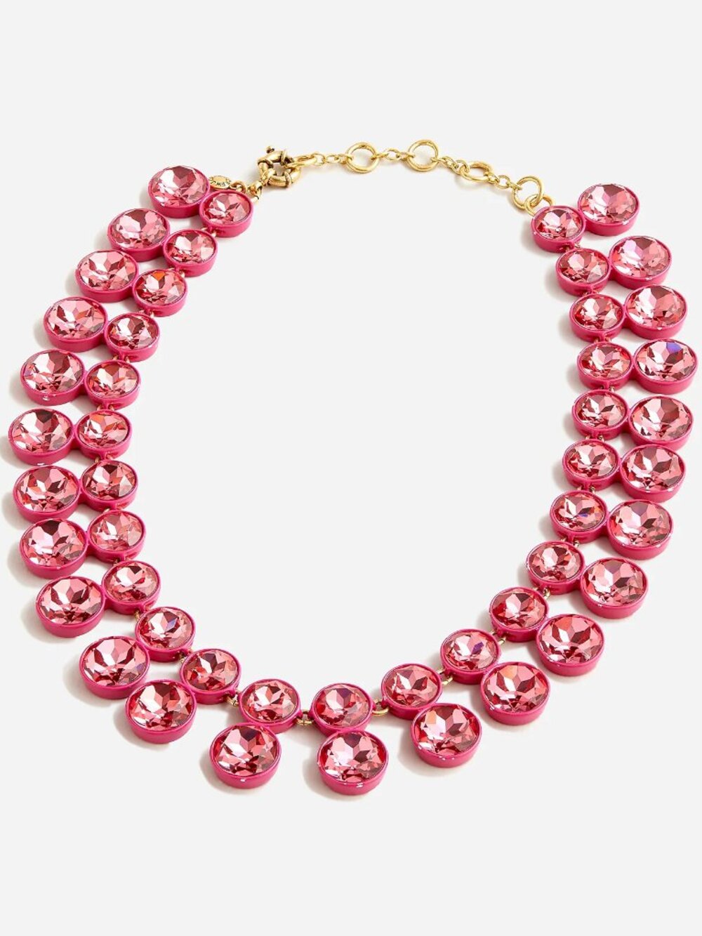 J. Crew Sparkly Double Drop Necklace